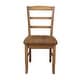 preview thumbnail 106 of 128, International Concepts Solid Wood Madrid Ladderback Chairs, Set of 2 - N/A