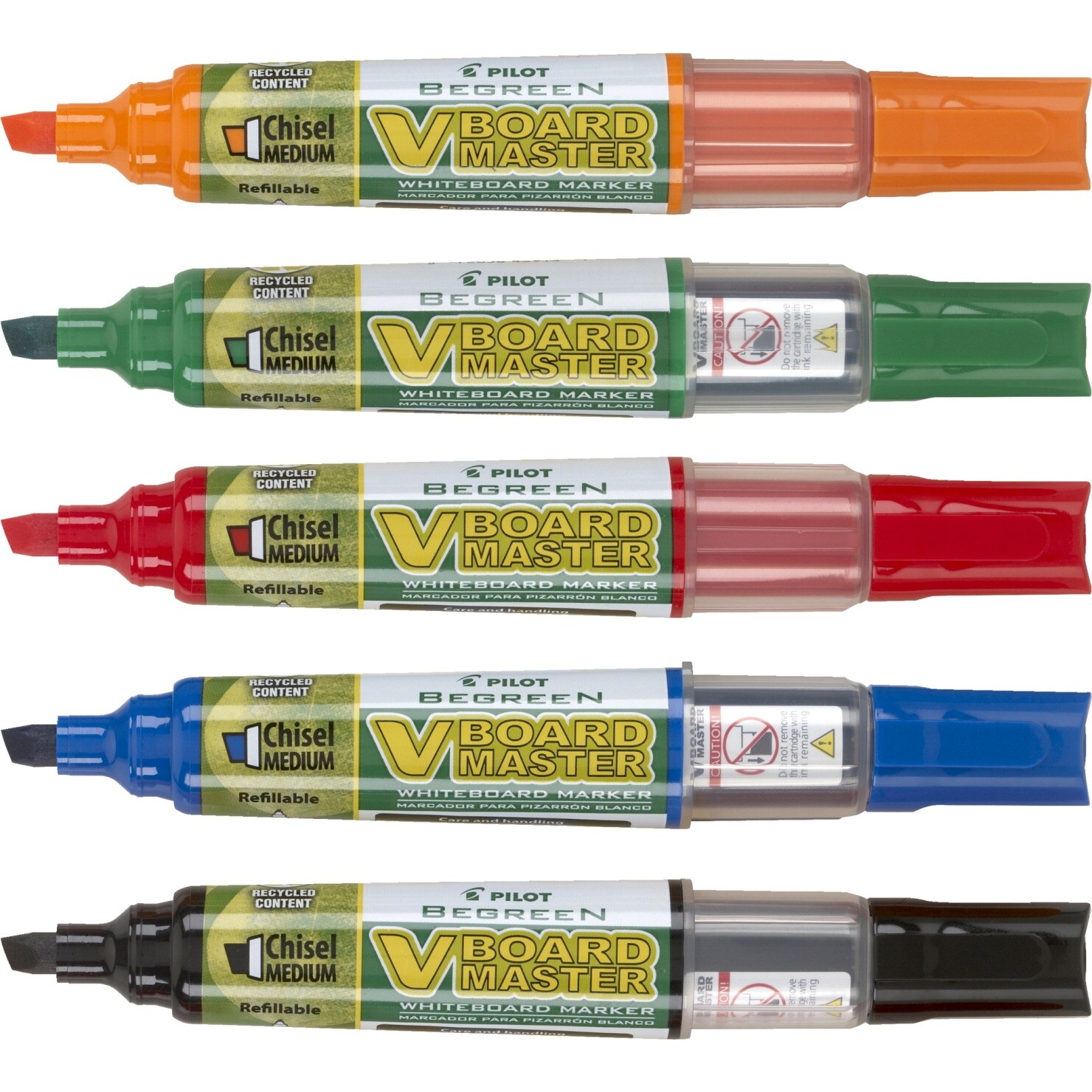 Pilot 355905/ Marcador de pizarra V Board Master punta biselada color naranja