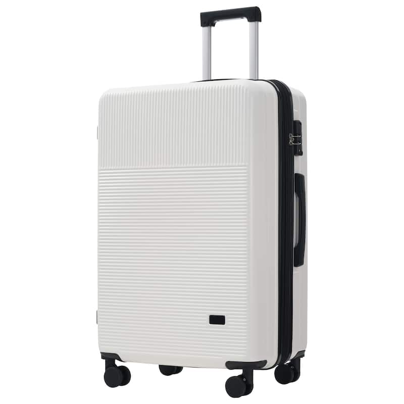 Luggage Sets 5 Piece with Half-opening, Hardside Carry On Suitcase Set with Double Spinner Wheel, with USB Port,TSA Locks