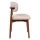 preview thumbnail 14 of 27, Modern Solid Wood Dining Chair with Upholstered Seat by GDFStudio