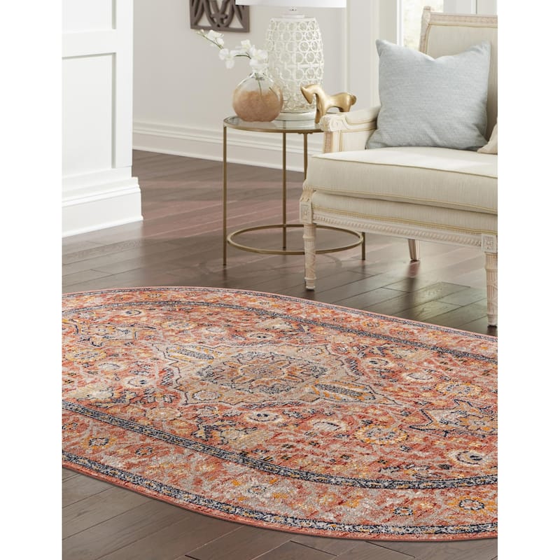 Traditional Nixa Collection Area Rug
