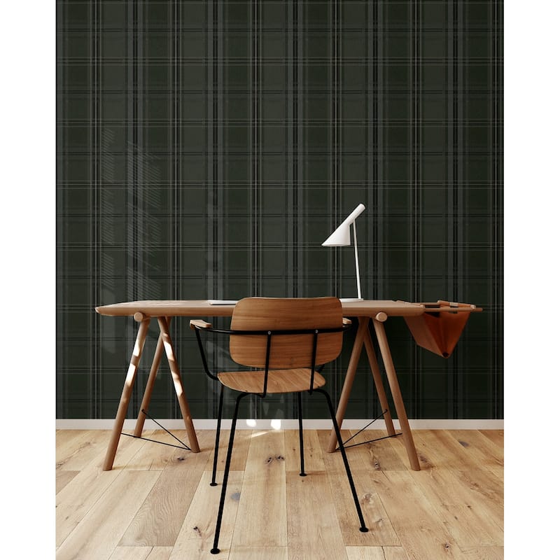 NextWall Classic Plaid Peel and Stick Wallpaper