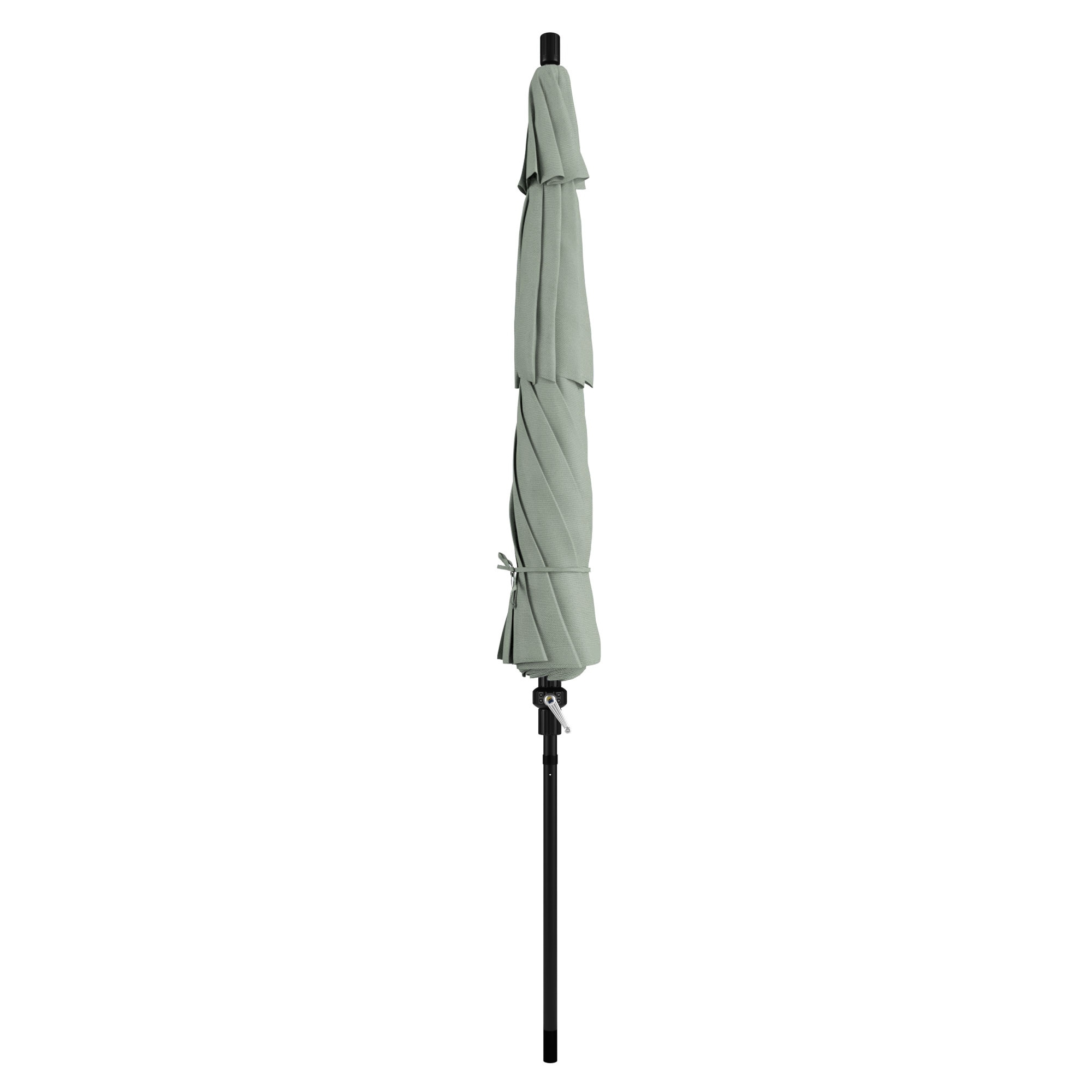 breeze buster patio umbrella AKZ PLUS 10x13' Cantilever - Black Frame & Natural Canopy campaign:winter26 Midtown Umbrellas – The Swatches:Sunbrella Cast Lagoon