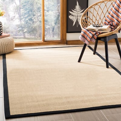 SAFAVIEH Natural Fiber Edle Border Sisal Rug