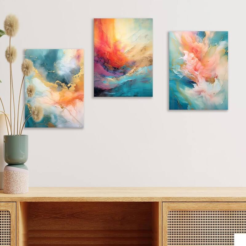 Abstract Canvas Wall Art Colorful Picture Painting