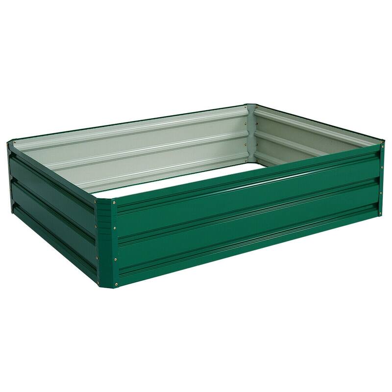 Patio Raised Garden Bed for Vegetable and Flower Planting Outdoors - 47" x 35.5" x 12.0"(L x W x H)
