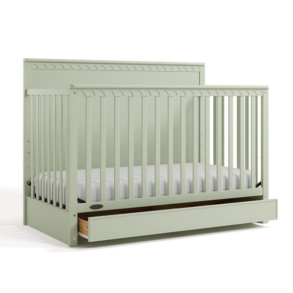 Graco Sasha 5 in 1 Convertible Crib with Drawer Bed Bath Beyond 41585879