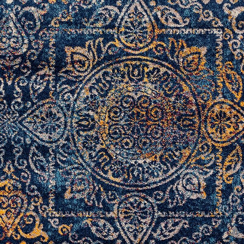 Manhattan Burke Tribal Multi-Colored Runner Rug