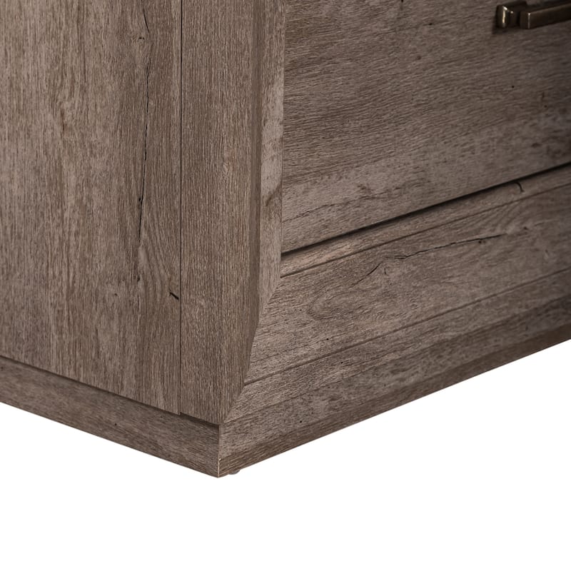Horizons Graystone Dresser & Mirror with Inset Lighting
