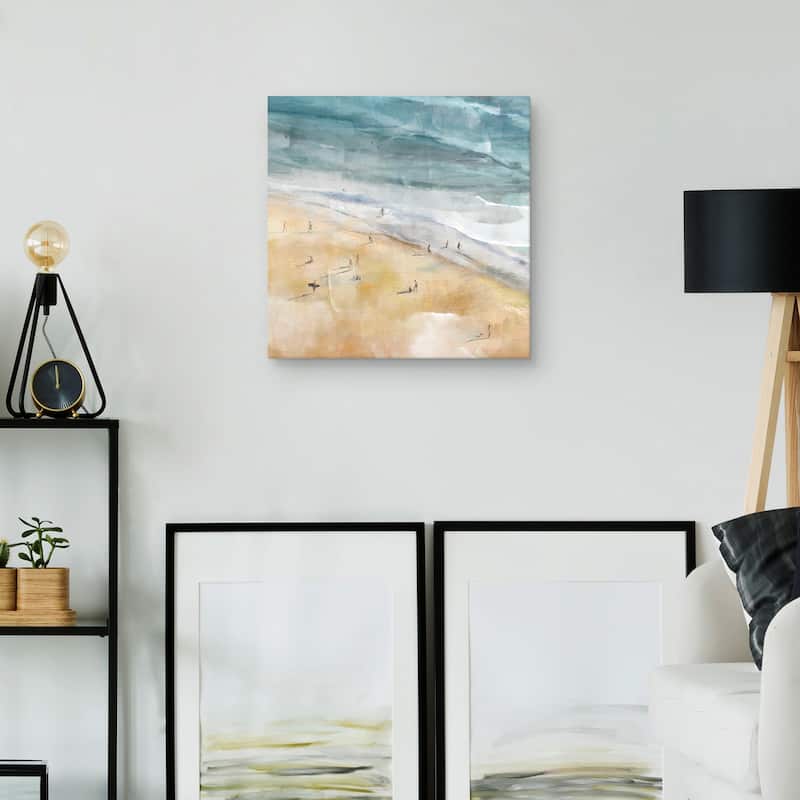 La Plage by Studio Arts Canvas Art Print