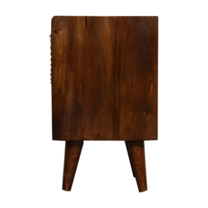 Artisan Furniture Solid Wood Mini Manila Gold 1 Drawer Nightstand