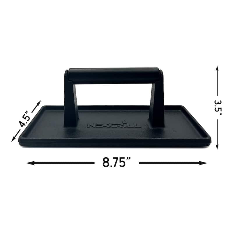 Nexgrill Cast Iron Grill Press