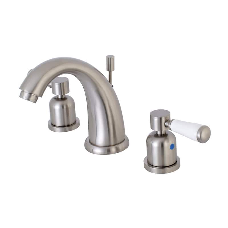 Kingston Brass Paris 1.2 GPM Widespread Bathroom Faucet with Porcelain