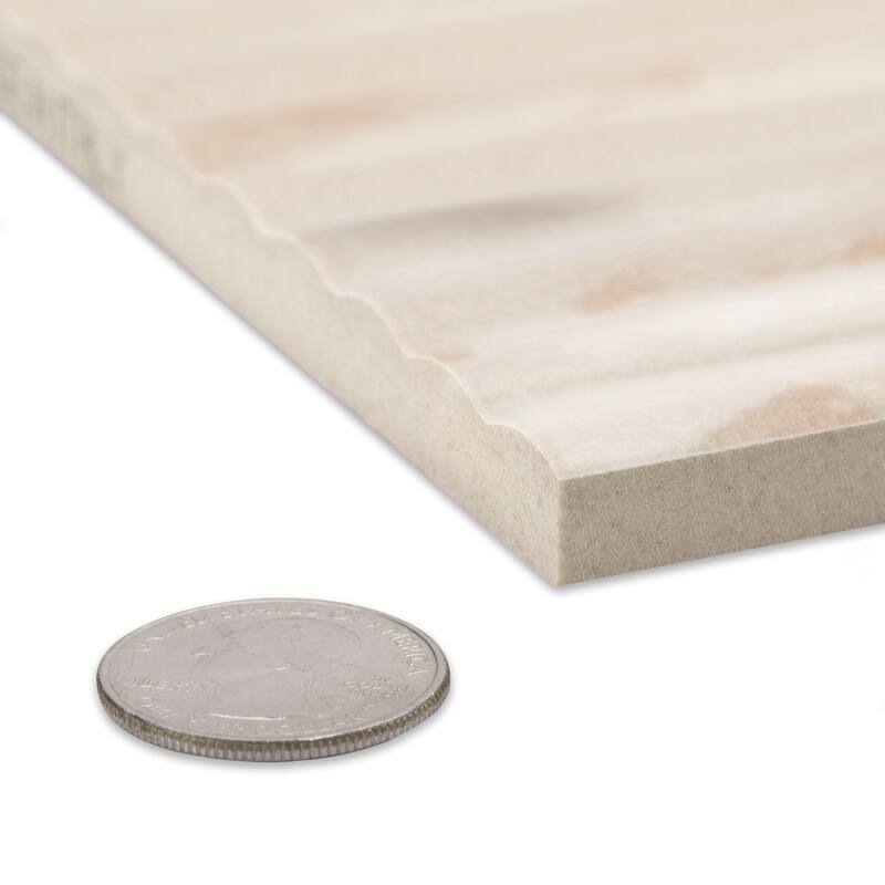 Merola Tile Reve Roseliere Deco Rose 11-3/4" x 23-1/2" Porcelain Wall Tile