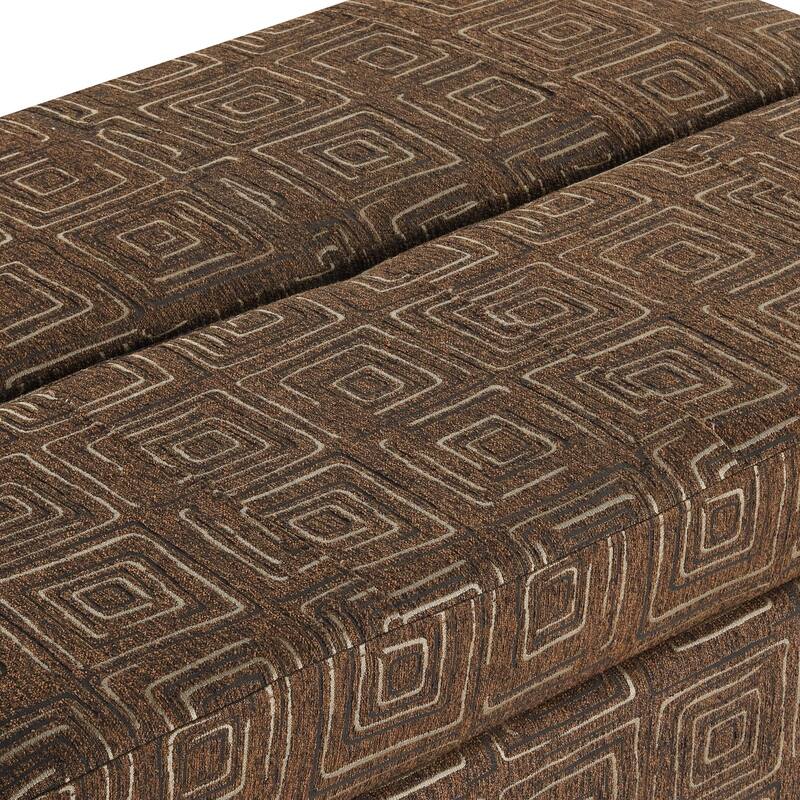 Roomfitters Twin Size Folding Ottoman Sleeper Bed with Mattress, Compact Convertible Guest Bed for Living Room