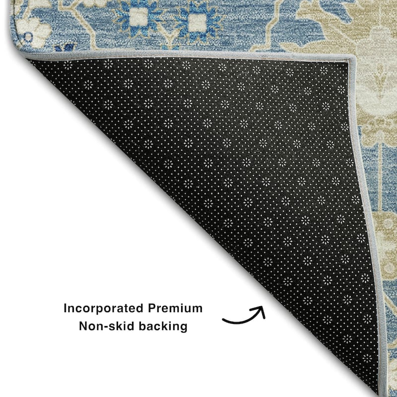 Premium Washable Super Soft Traditional Oushak Mayfield Rug