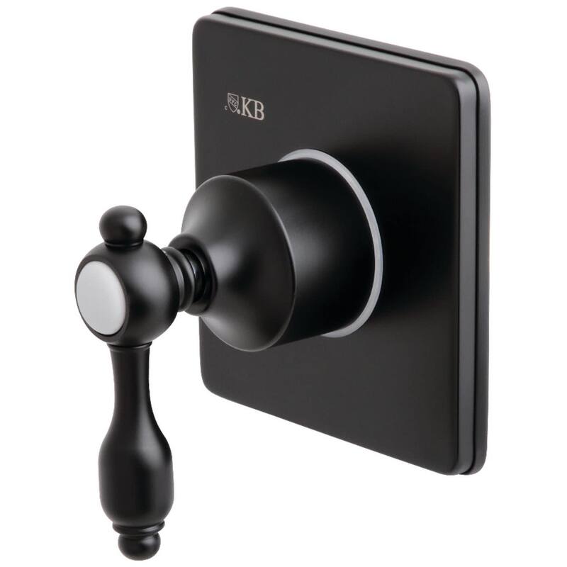 Kingston Brass Tudor Single Handle 3 Function Diverter Valve Trim - Matte Black