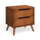 preview thumbnail 6 of 31, Bodo Mid-century Modern Wood 2-Drawer Nightstand by Carson Carrington