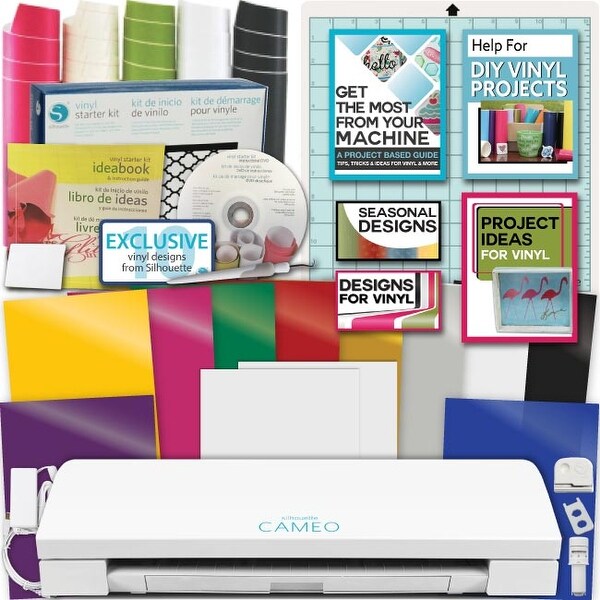 Retail outlet Silhouette Cameo 3 Gadget Package deal Novice Vinyl 10 graphic regarding Oracal Inkjet Printable Vinyl known as Store Silhouette Cameo 3 Device Deal Newbie Vinyl 10