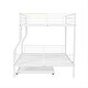preview thumbnail 6 of 8, Full XL Over Queen Metal Bunk Bed with Trundle