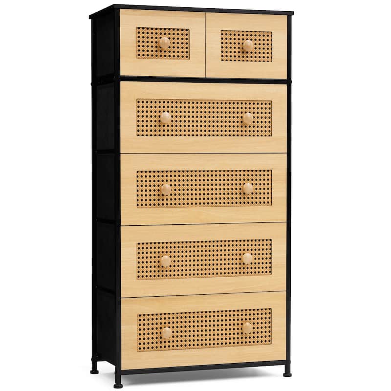 6-drawer Chest Vertical Dresser Storage Tower by Crestlive Products