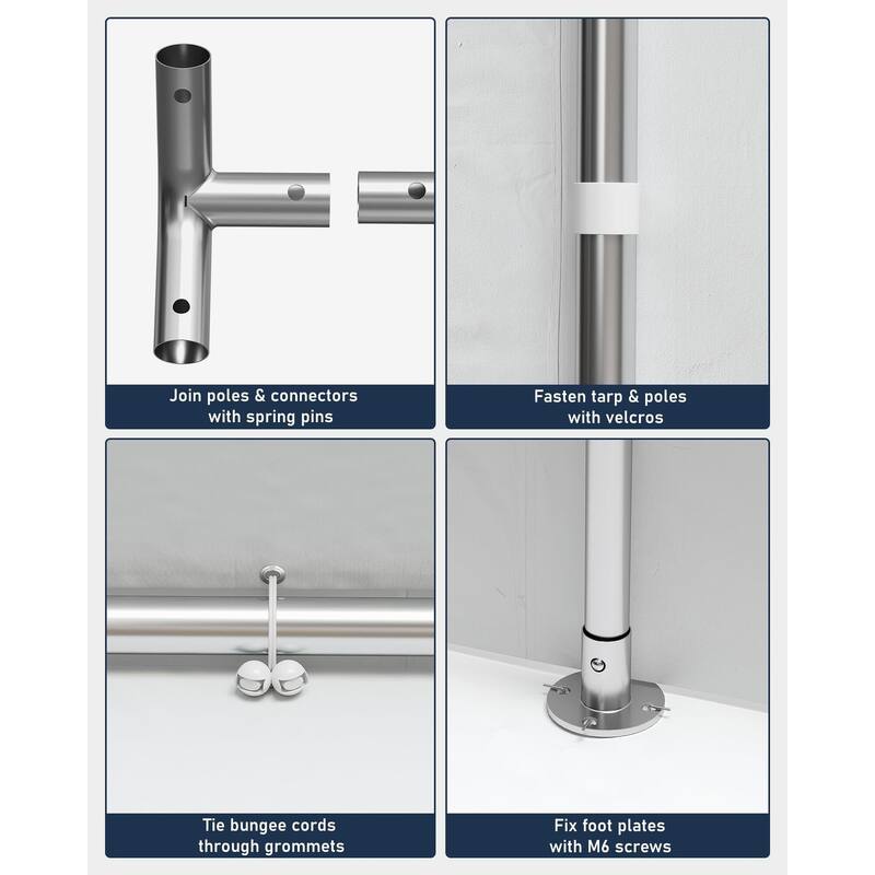 Carport 10'x20' 13'x20' Heavy Duty Portable Garage