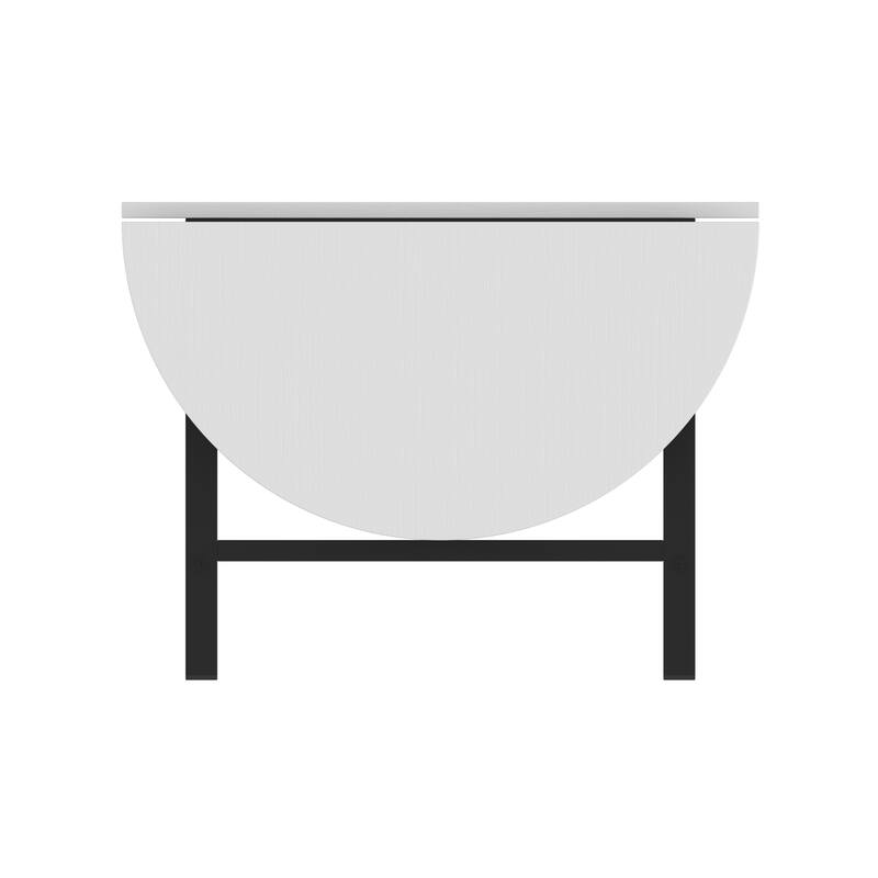 Oval Extended Coffee Tables 2-Tier Center Table with Open Storage