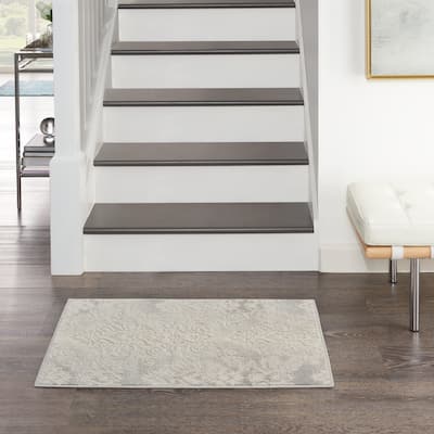 Nourison Elation Damask Pattern French Country Area Rug