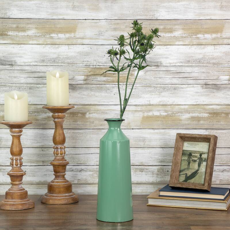 Thistle Artificial Floral Spray - 25" - Green