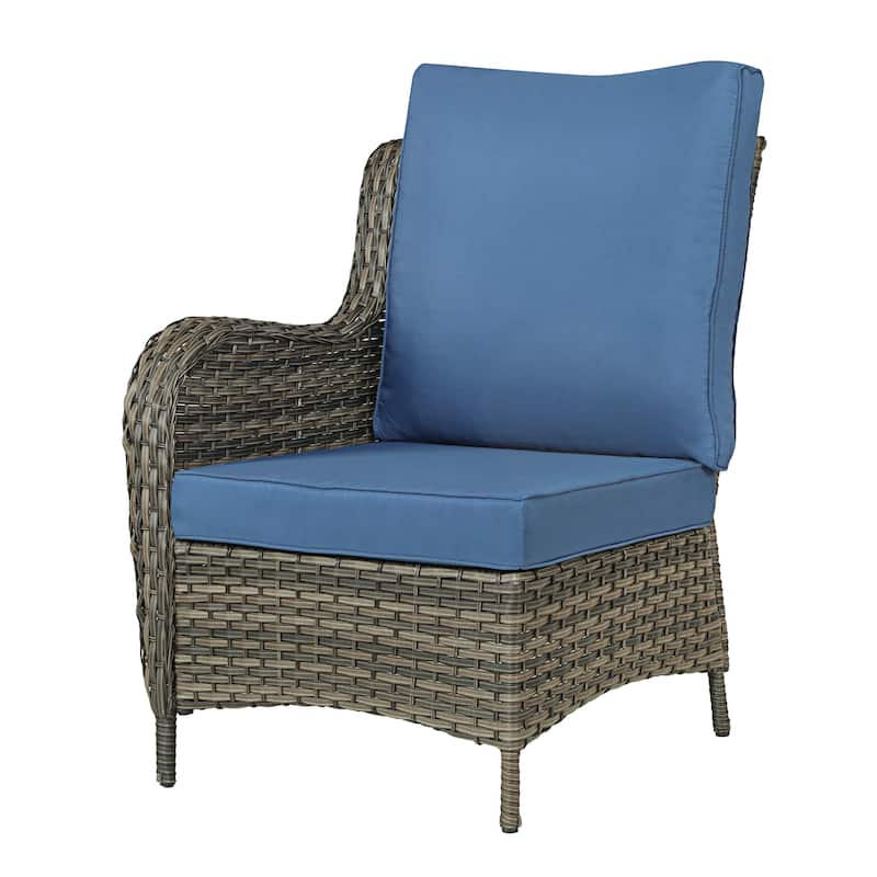 Outdoor 6 Pieces Rattan Patio Furniture Set