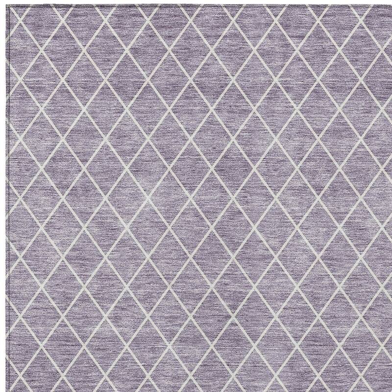 HomeRoots Geometric Transitional Rectangle Outdoor Rug