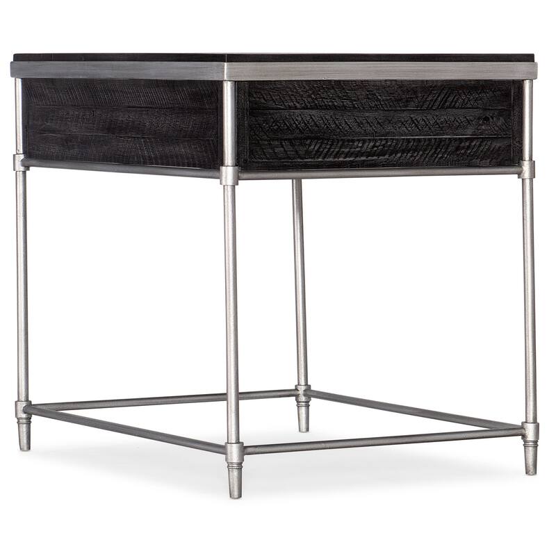 Hooker Furniture St Armand 20" Wide Contemporary Industrial End Side