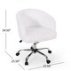 preview thumbnail 8 of 7, Syosset Modern Glam Swivel Office Chair by Christopher Knight Home