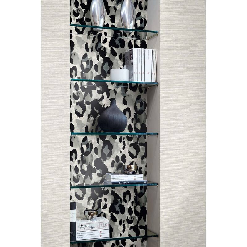 Harry & Grace Leopard Print Peel and Stick Wallpaper
