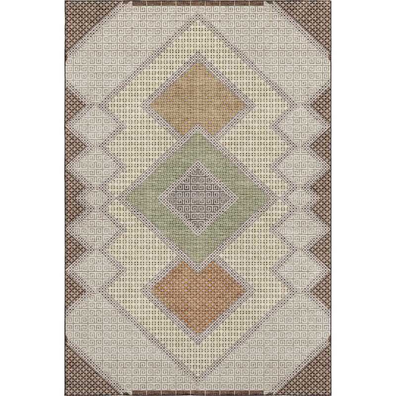 Premium Washable Super Soft Modern Global Mayfield Rug