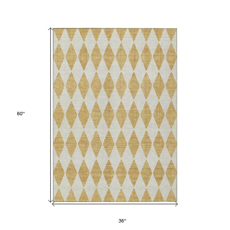 HomeRoots Geometric Transitional Rectangle Outdoor Rug