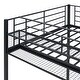 preview thumbnail 24 of 23, Twin Metal Loft Bed with Storage Ladder & Upper Grid Shelf - 250LB Capacity