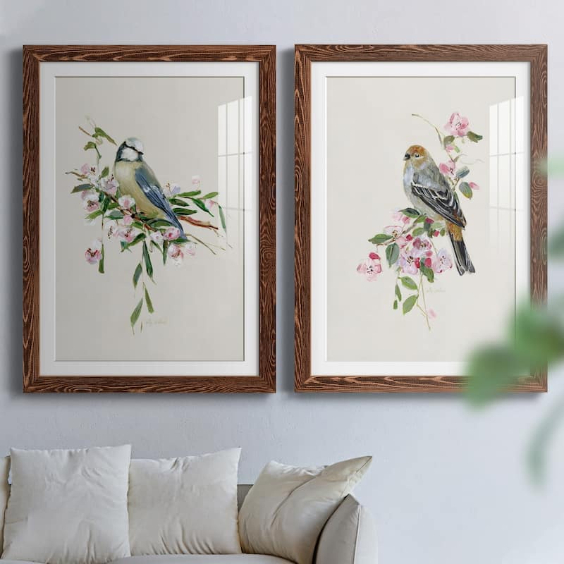 Spring Song Blue Bird-Premium Framed Print - Ready to Hang