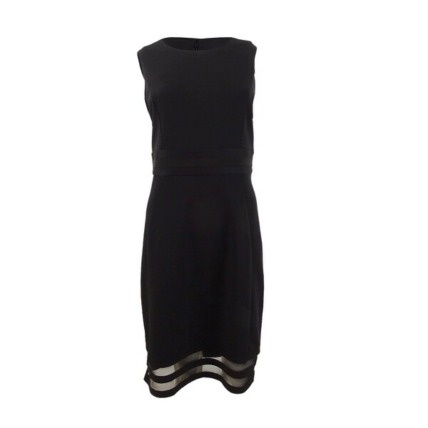 calvin klein illusion hem dress