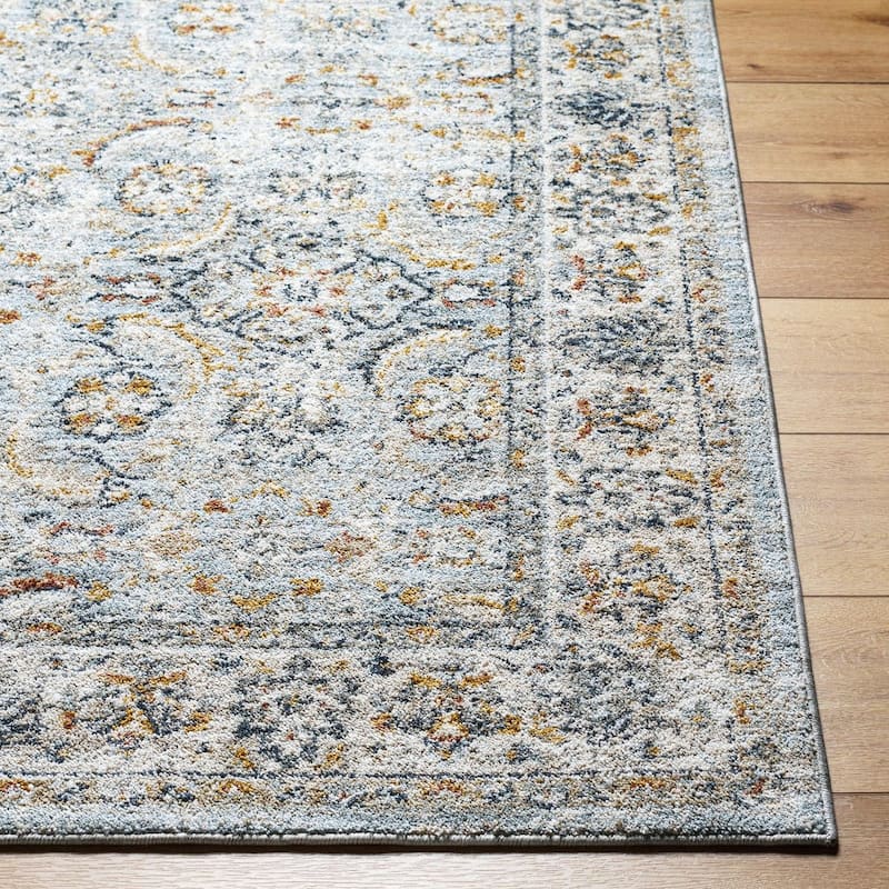 Livabliss Transitional Beckham Medallion Area Rug