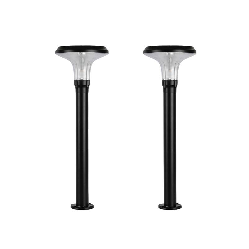 Gama Sonic Vantage Solar Commercial Garden Solar Pathway Bollard Light - 2-Pack