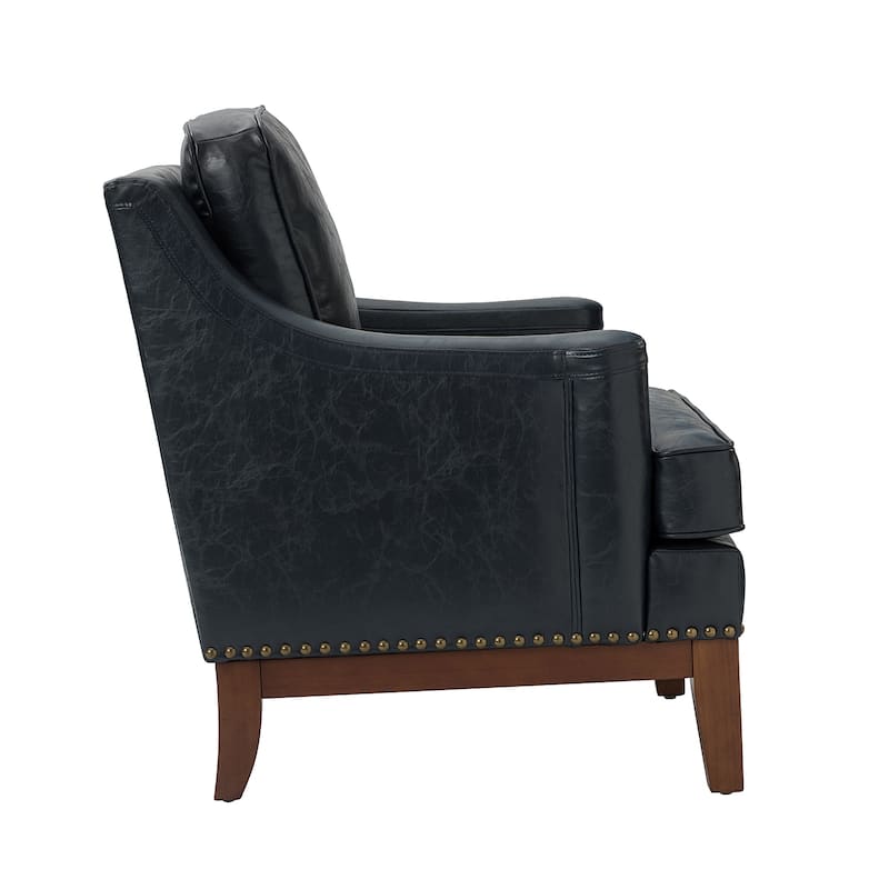 Etienne Comfy Living Room Armchair with Apron Design by HULALA HOME