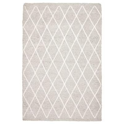 ECARPETGALLERY Braid weave Sienna Grey Wool Rug - 5'5 x 8'1