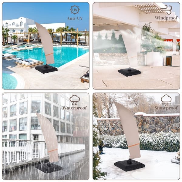costco patio umbrella tilt ProShade 11' Solar LED Aluminum Umbrella with Tilt