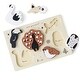 preview thumbnail 2 of 3, Wee Gallery Wooden Tray Puzzle - Birds