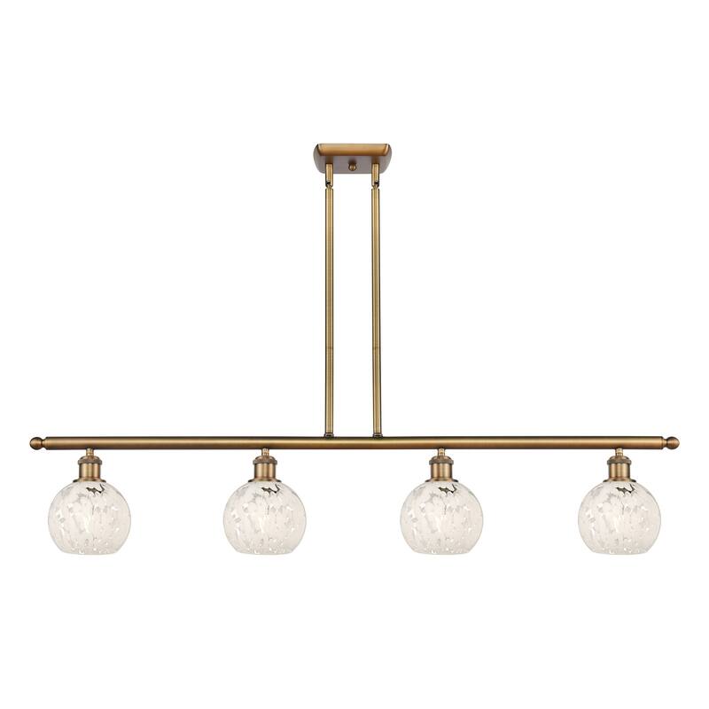 Innovations Lighting 516-4I-9-48-White Mouchette-Indoor Pendant White