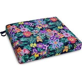 Water-Resistant Patio Seat Cushion, 17x17x3 Inch, High-Density Foam ...