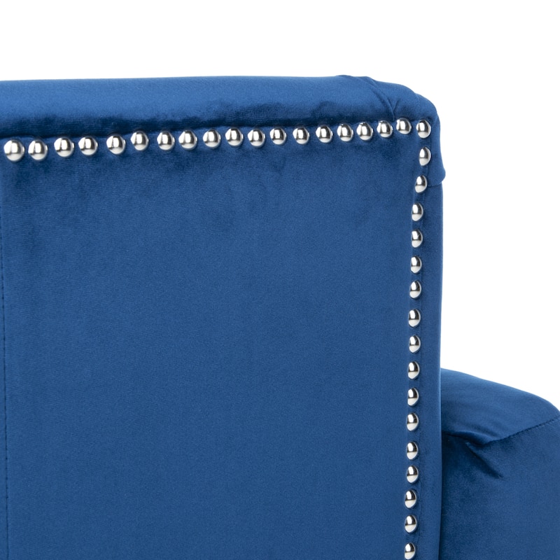 SAFAVIEH Tori Antiqued Tufted Club Chair - 28" x 34.4" x 32.7". - 28"W x 34"D x 33"H