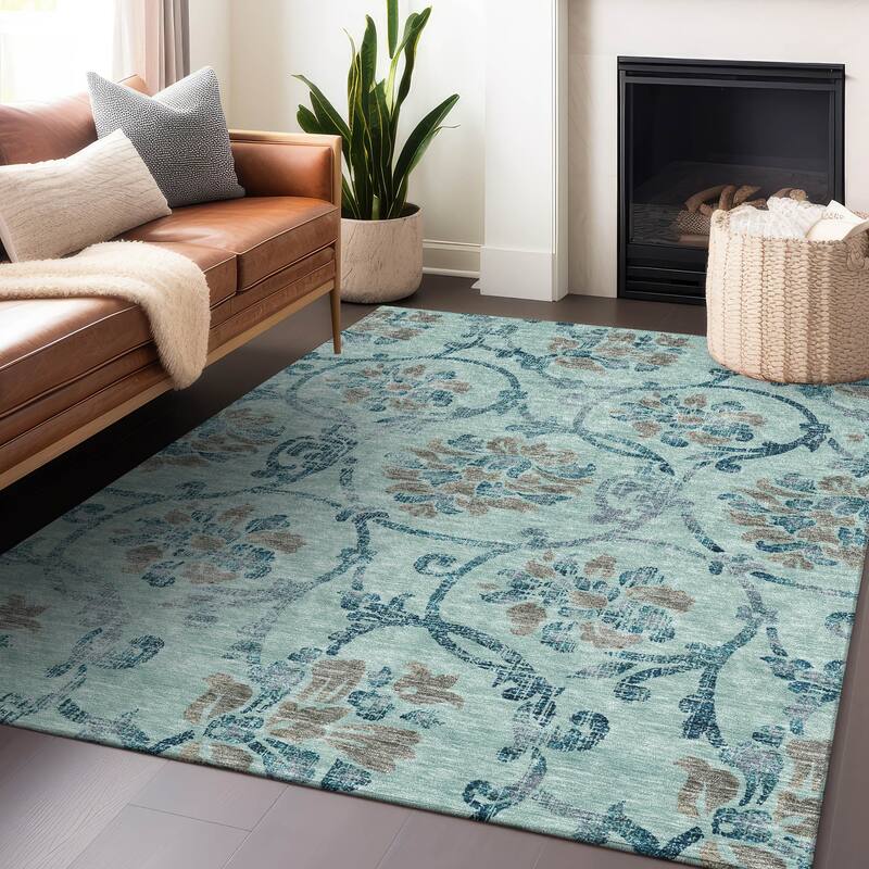 Premium Washable Super Soft Persian Floral Mayfield Rug