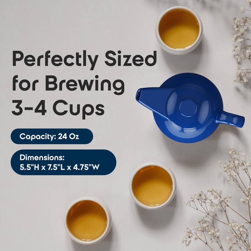 Omniware Teaz 3-4 Cup Teapot with Infuser - 24 oz
